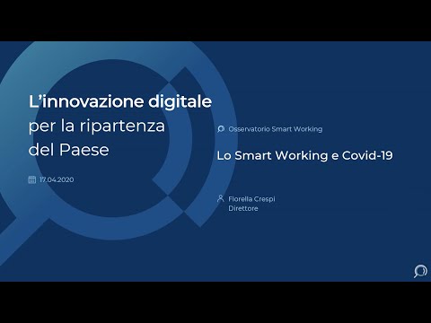 Lo Smart Working ai tempi del Covid-19