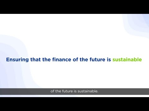 Explainer video: Sustainable Finance